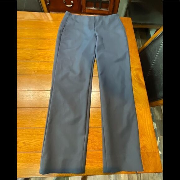 EUC Nordstrom Slate Blue Slacks size 10 #SS18 - Picture 2 of 7
